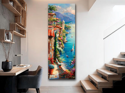 Lake Como Canvas Print – Framed Canvas Art | Italy Wall Art, Ready to Hang