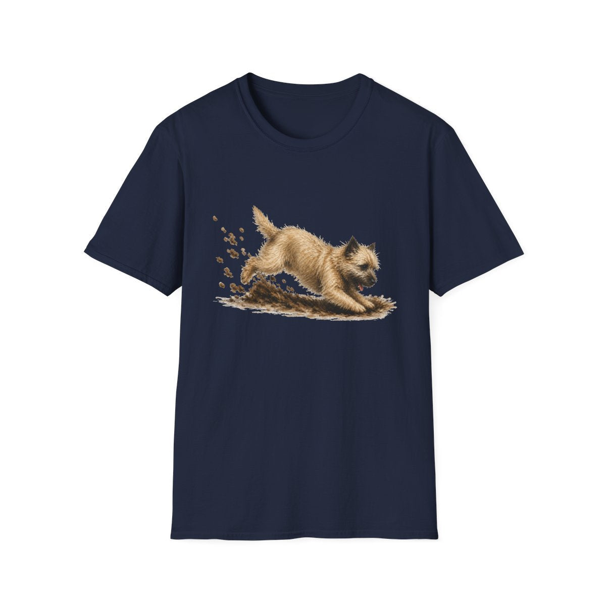 Cairn Terrier Excavating Mode On Tee