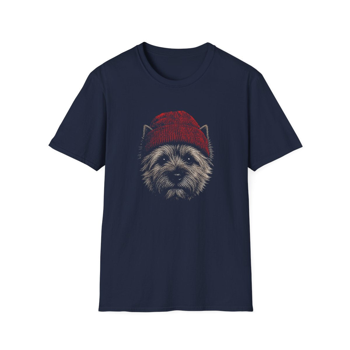 Cairn Terrier In Beanie Tee