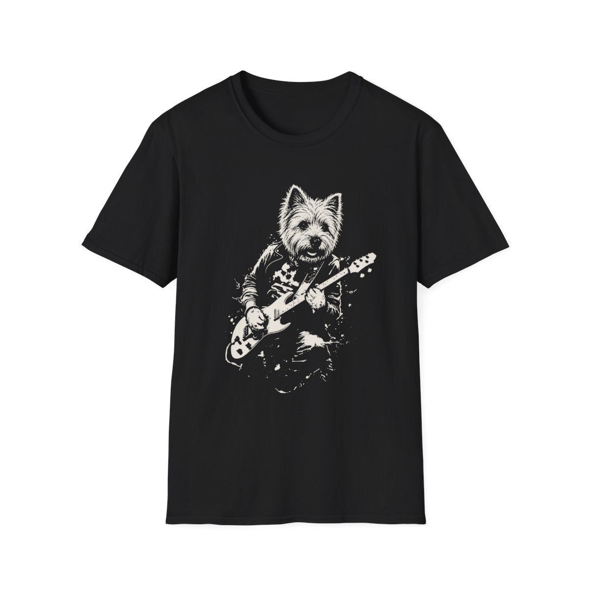 Cairn Terrier Rocking Guitar Tee