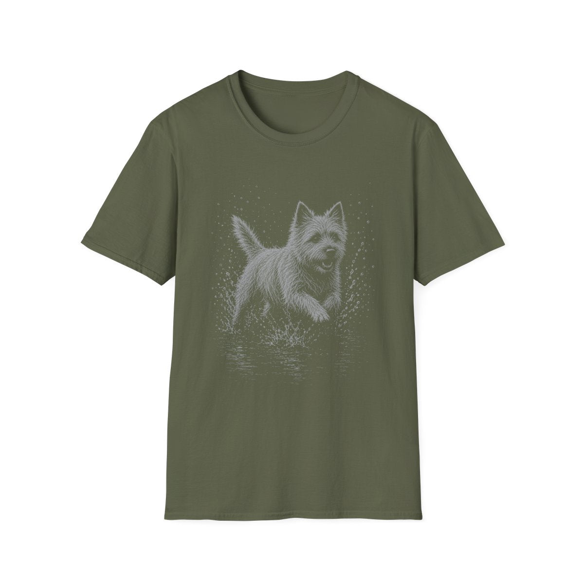 Cairn Terrier Water Run Tee