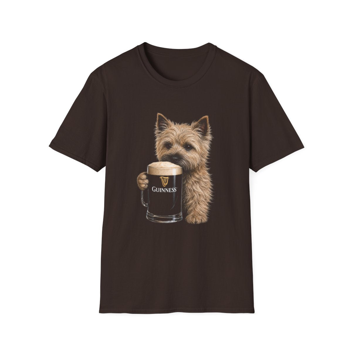 Cairn Terrier With A Pint Tee