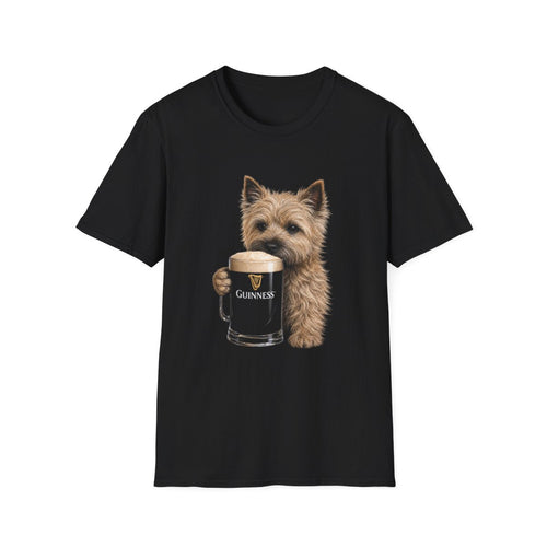 Cairn Terrier With A Pint Tee