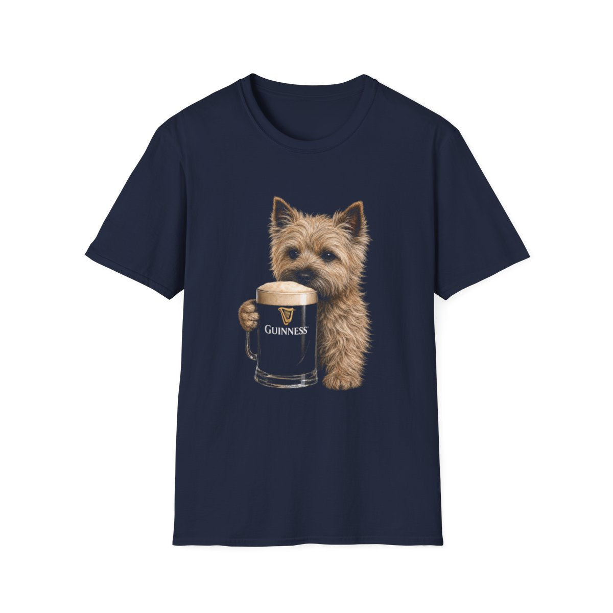 Cairn Terrier With A Pint Tee