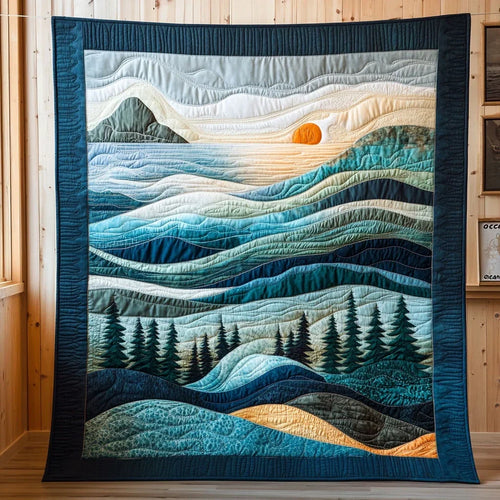 Calm Valley Quilt Blanket