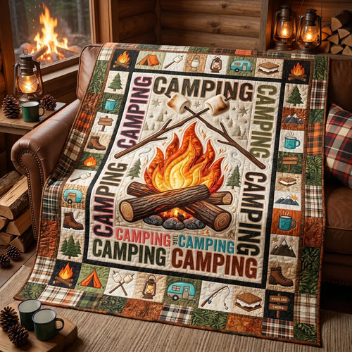Campfire Quilt Blanket