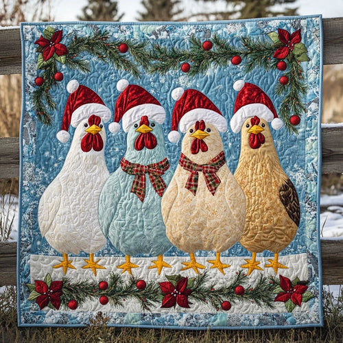 Candy Chicken Quilt Blanket