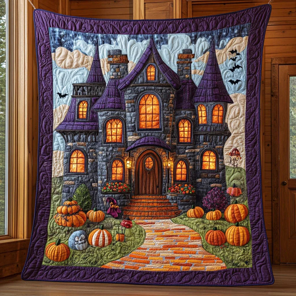 Candycorn Hall Quilt Blanket