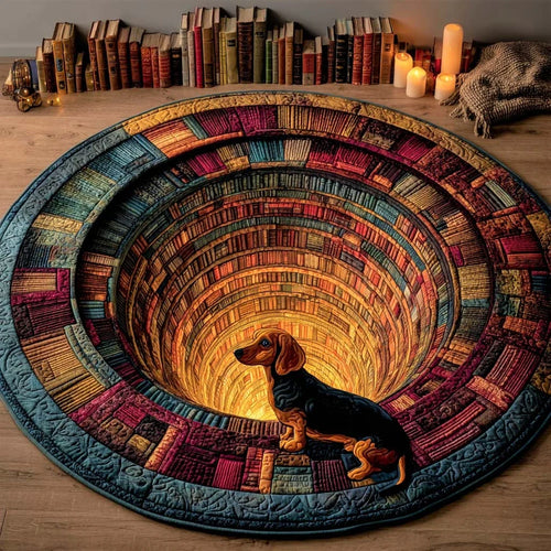 Canine Chapter Quilted Round Mat