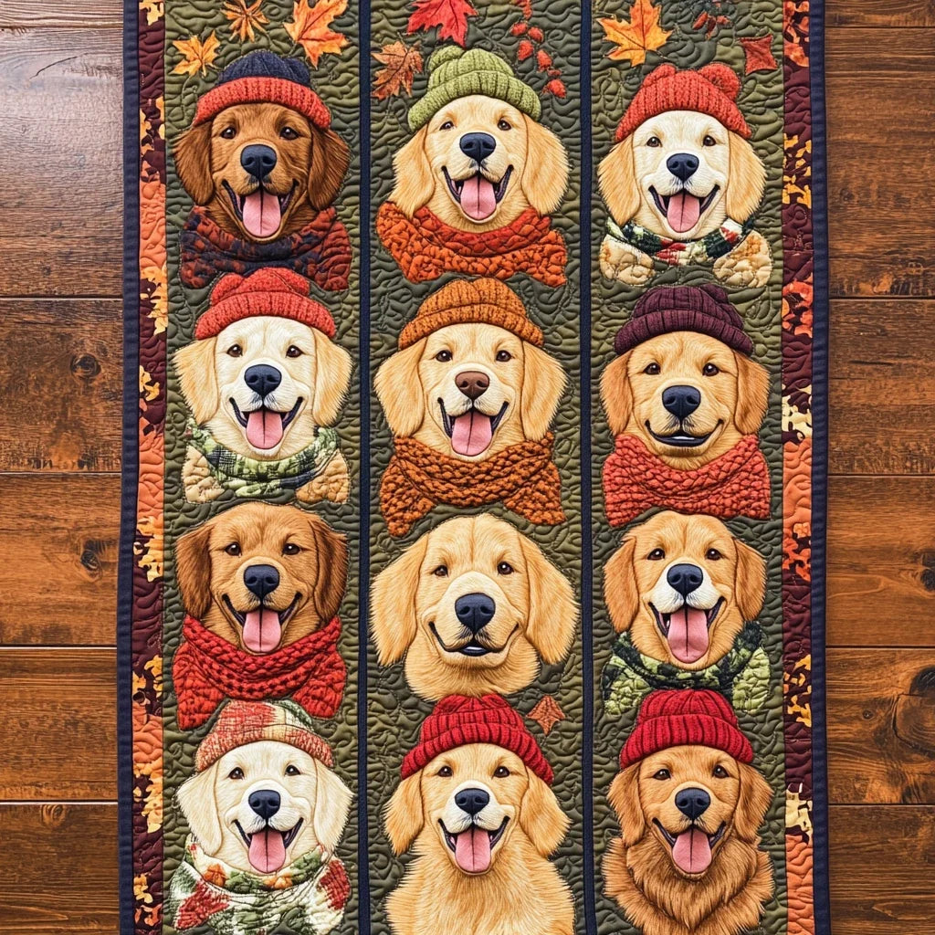 Canine Charm Quilted Table Runner