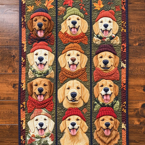Canine Charm Quilted Table Runner