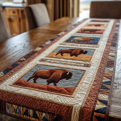 Canyon Sentinel Quilted Table Runner