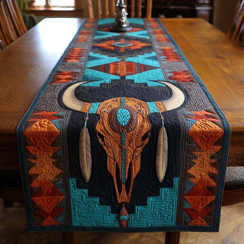 Canyon Totem Path Quilted Table Runner