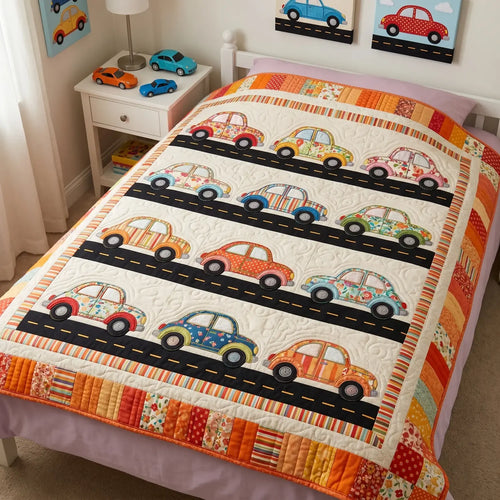 Car Lovers Quilt Blanket