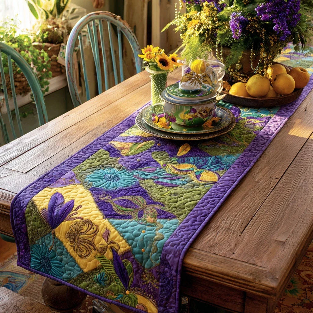 Carnival Breeze Quilted Table Runner