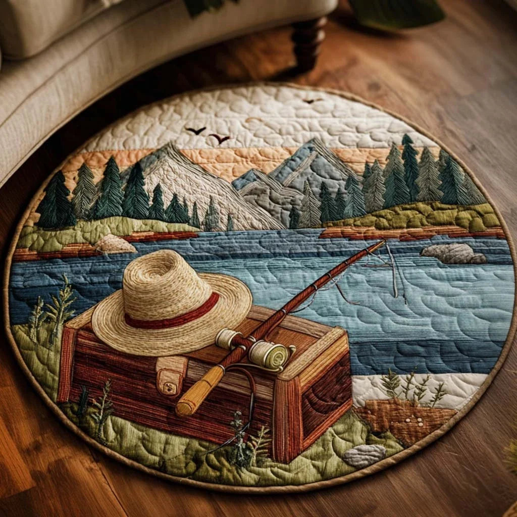 Casting Dream Quilted Round Mat