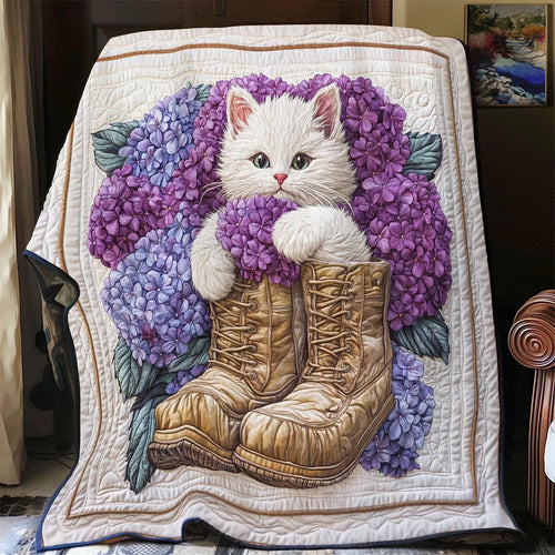 Cat Boot Quilt Blanket