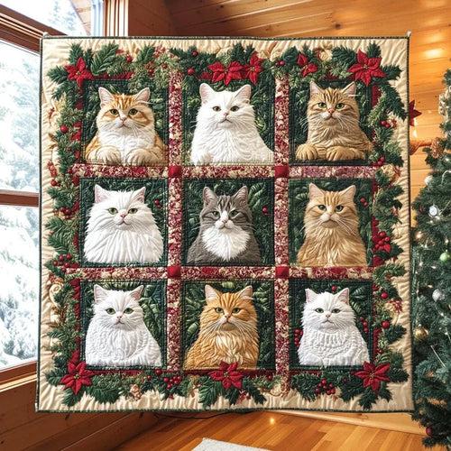 Cat Cozy Spirit Quilt Blanket