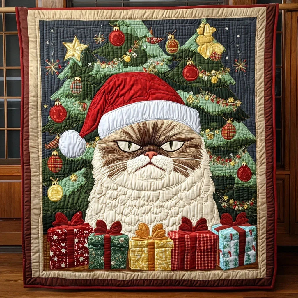 Catitude Noel Quilt Blanket