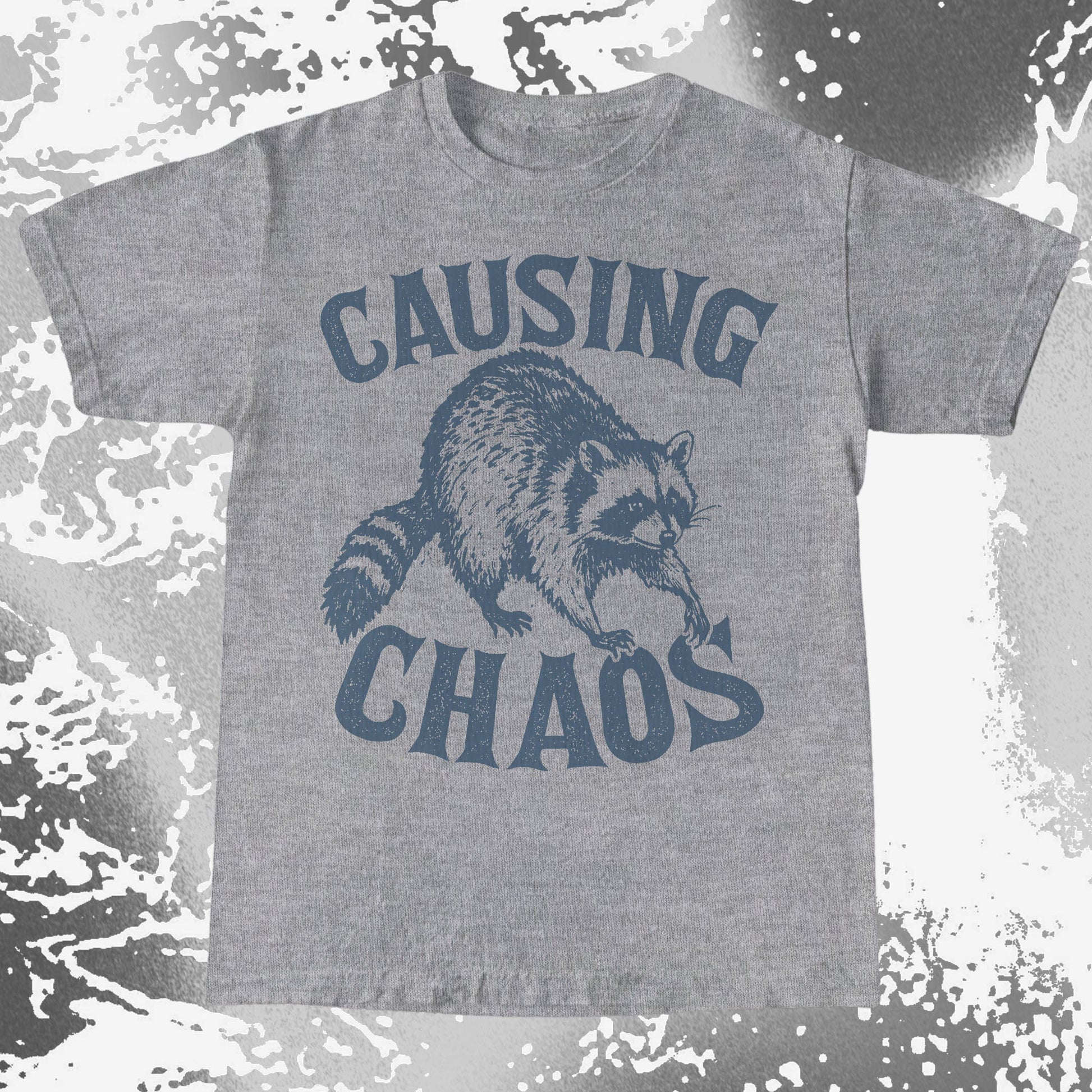 Causing Chaos Raccoon Shirt, funny meme tee gift (view 8)