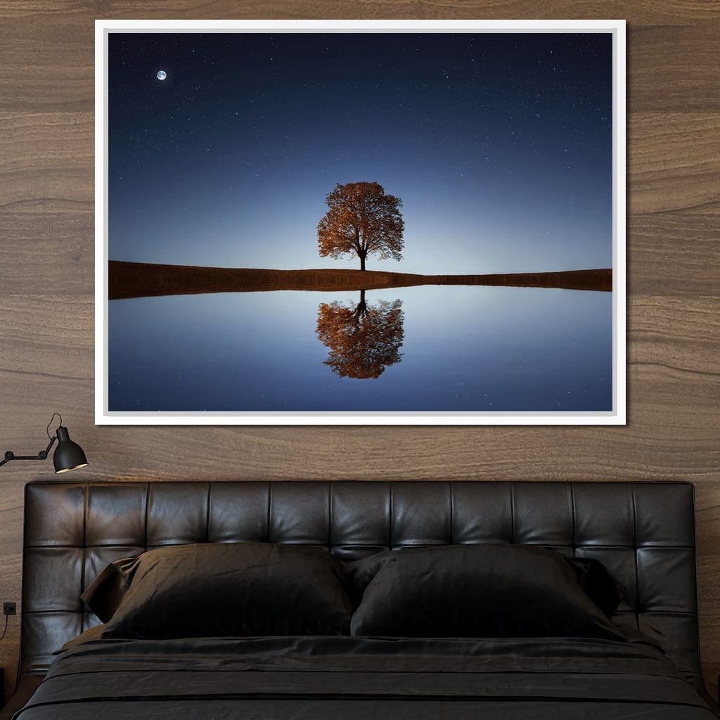 Tree Reflection Canvas Wall Art