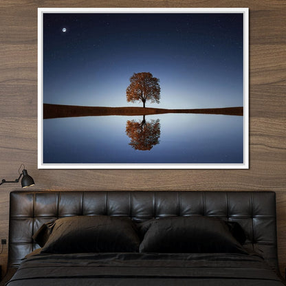 Tree Reflection Canvas Wall Art