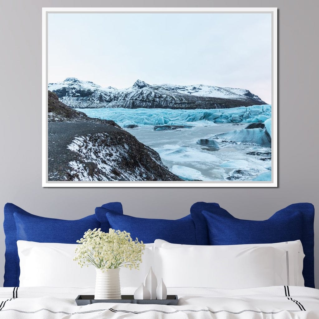 Svinafellsjokull Glacier Canvas Wall Art