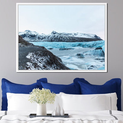 Svinafellsjokull Glacier Canvas Wall Art