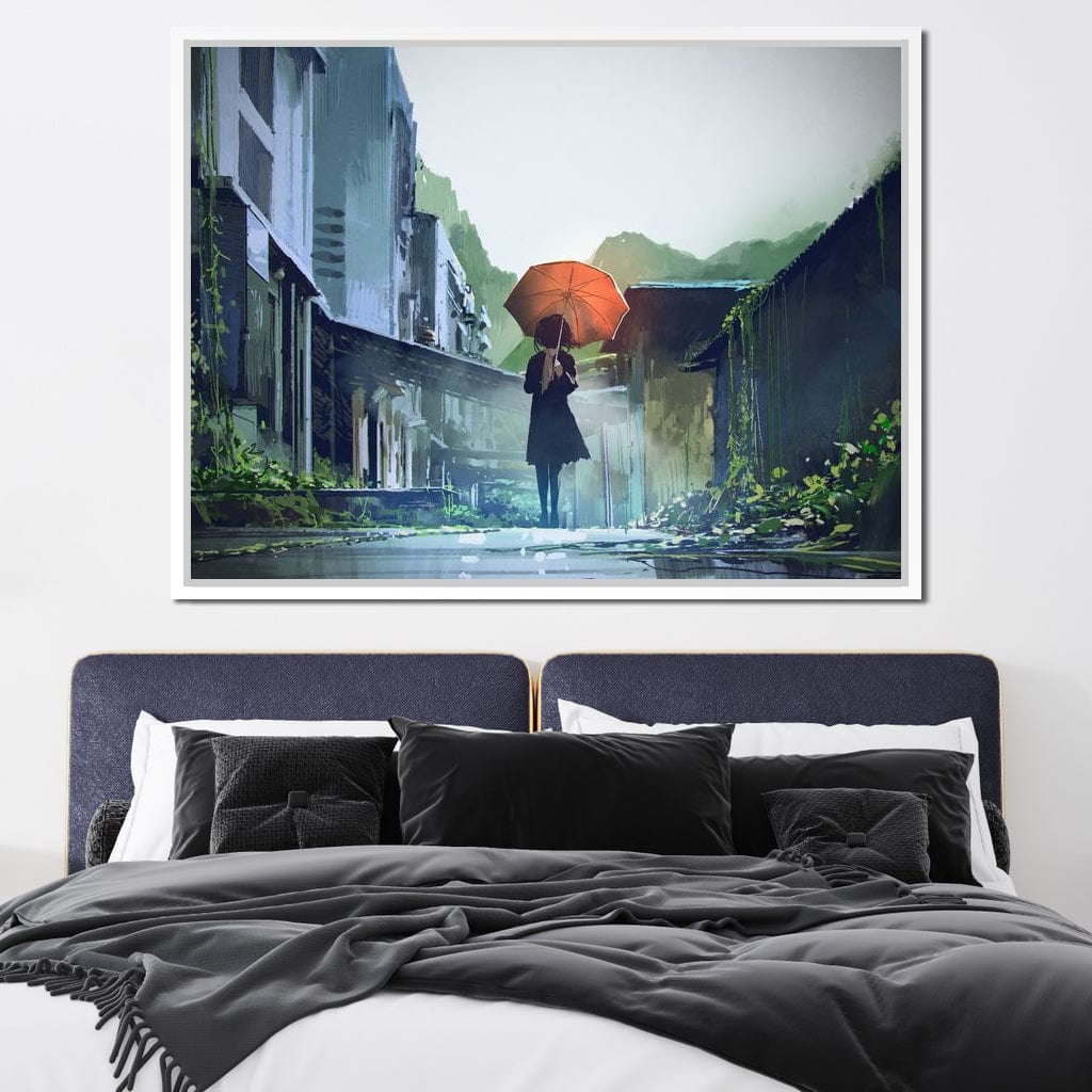 Abandoned Streets Canvas Wall Art