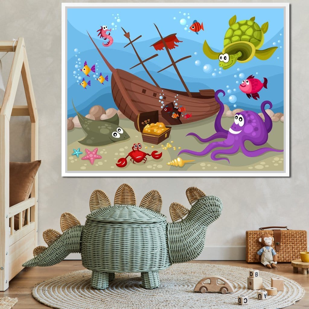 Sunken Treasure Canvas Wall Art