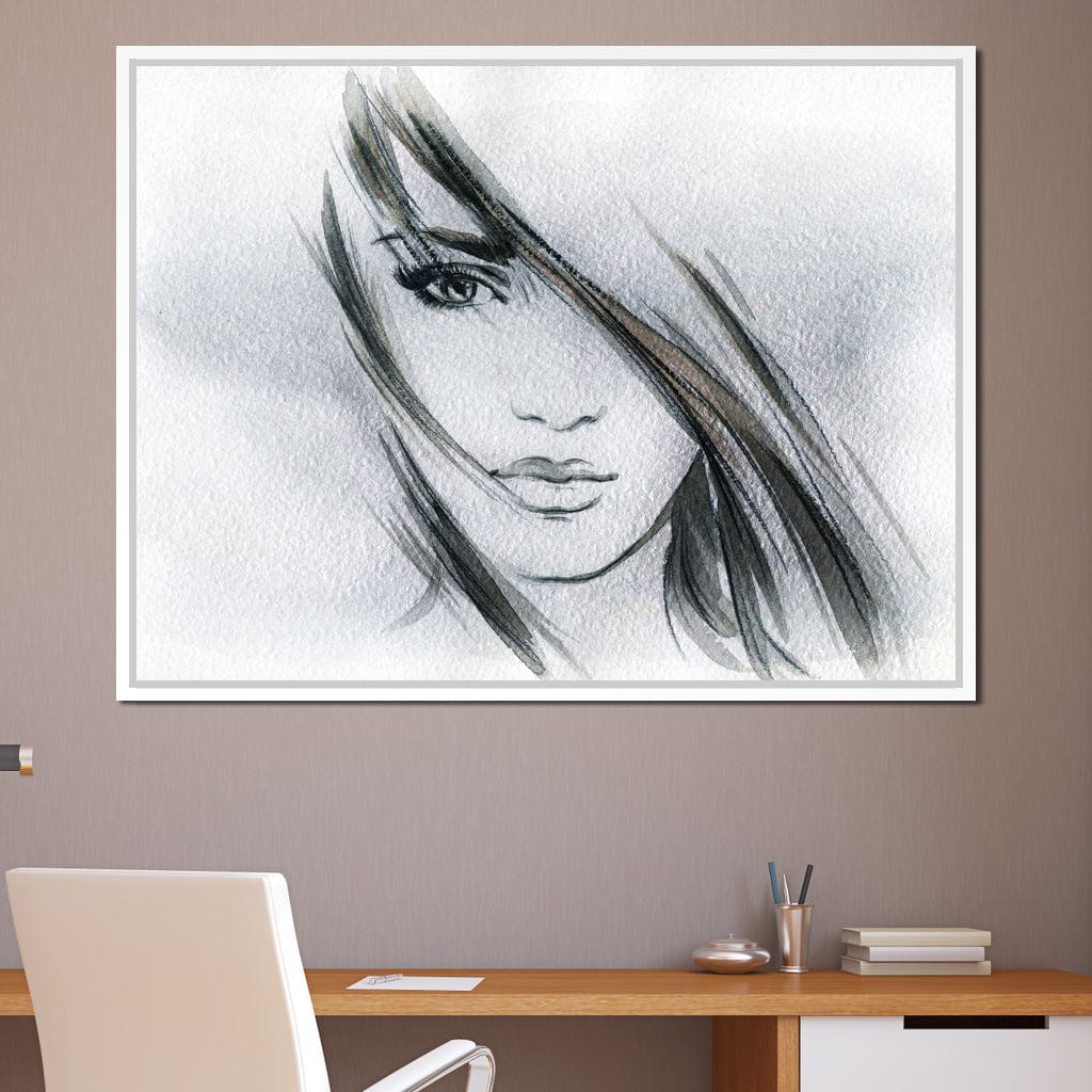 Fanny Portrait Canvas Wall Art