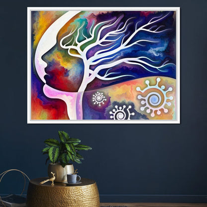 Mind Tree Canvas Wall Art