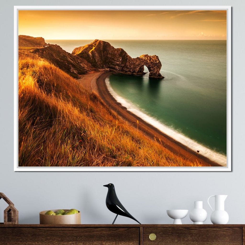 Sunset Beach Canvas Wall Art
