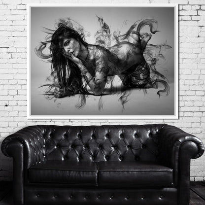 The Smoke Collection 09 Canvas Wall Art