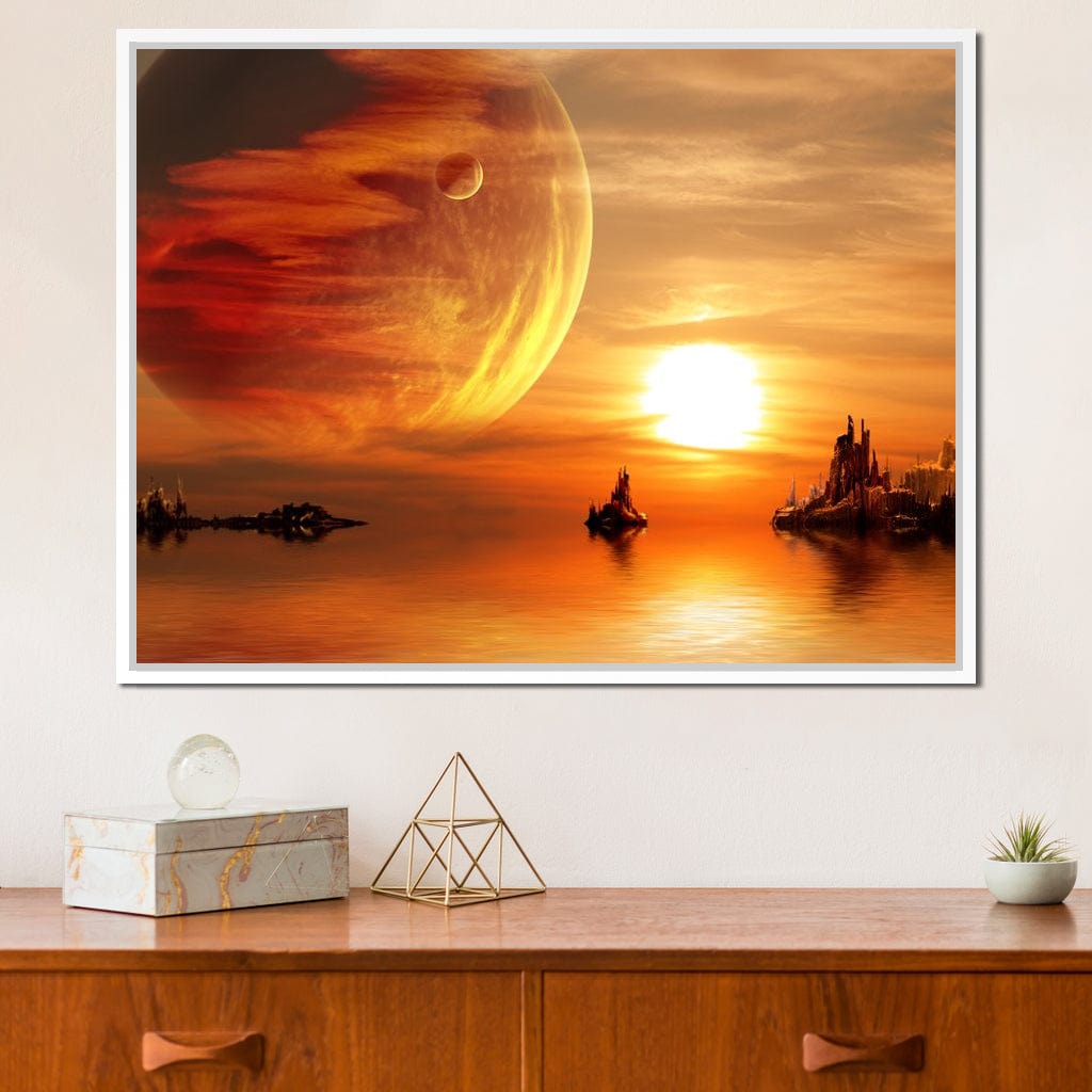 Otherworldly Scenery Canvas Wall Art