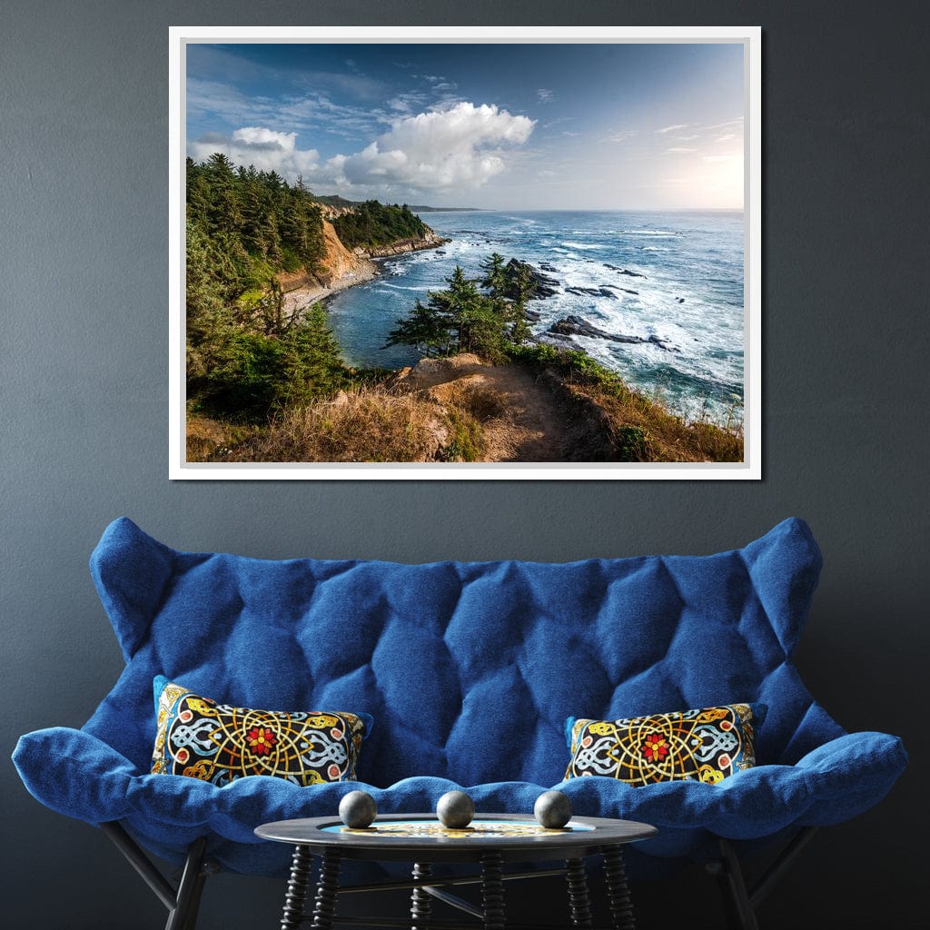 Blue Coast Canvas Wall Art