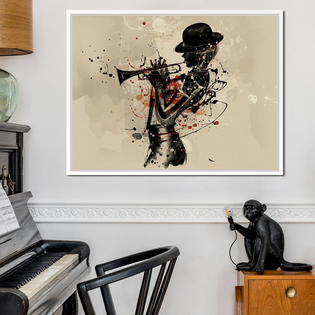 Trumpeter Canvas Wall Art