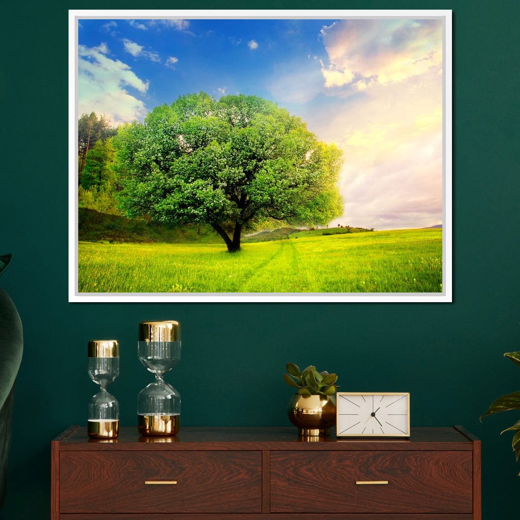 Spring Prairie Canvas Wall Art