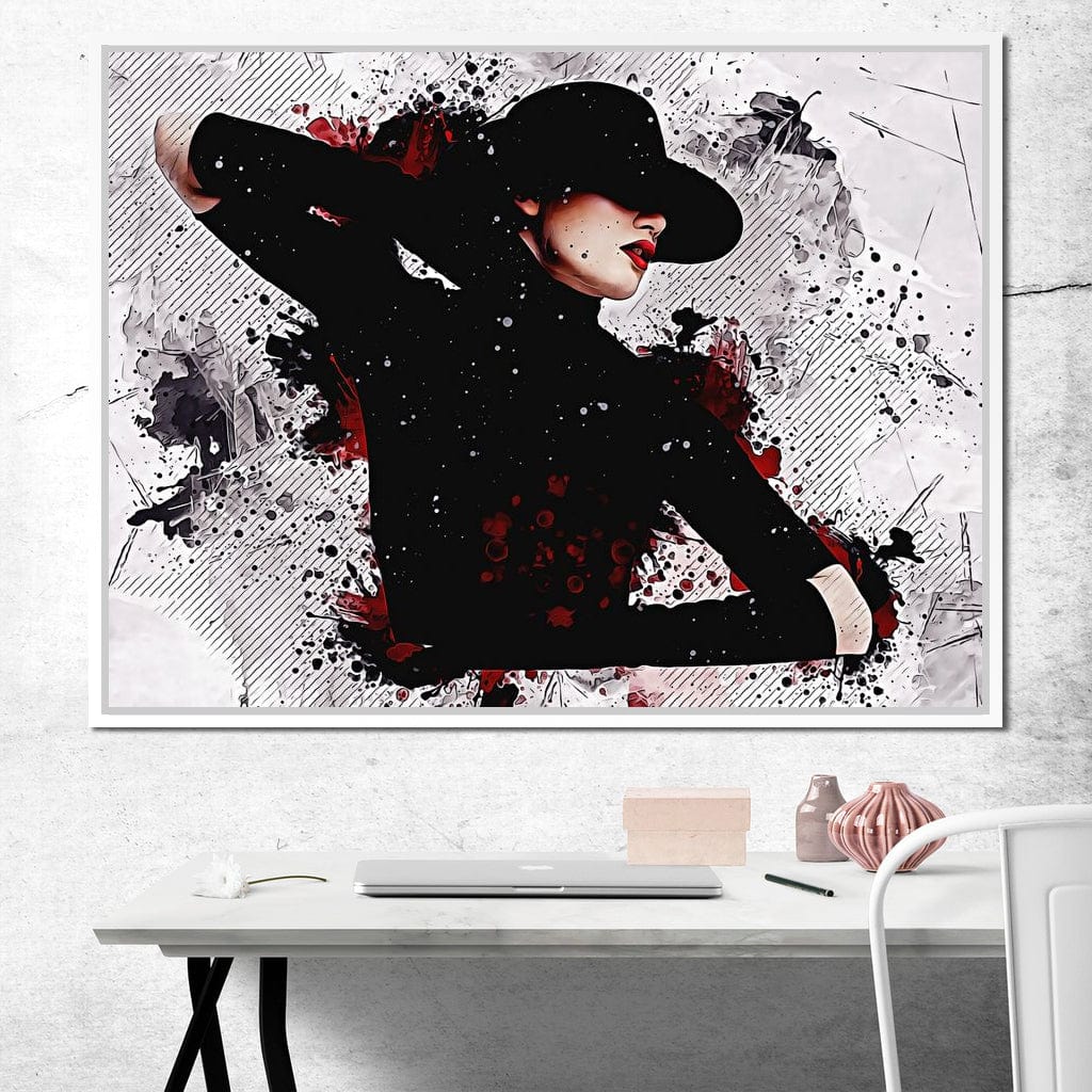 Feminine Elegance Canvas Wall Art