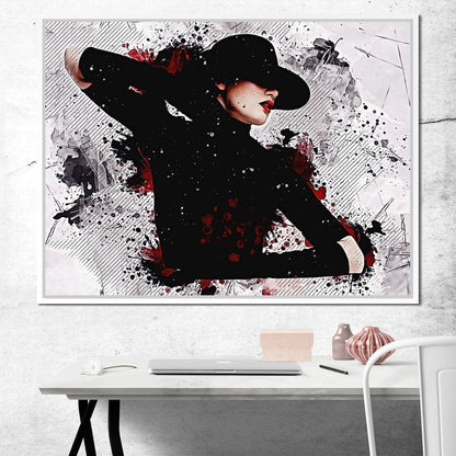 Feminine Elegance Canvas Wall Art