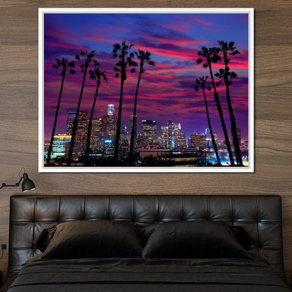 Downtown LA Canvas Wall Art