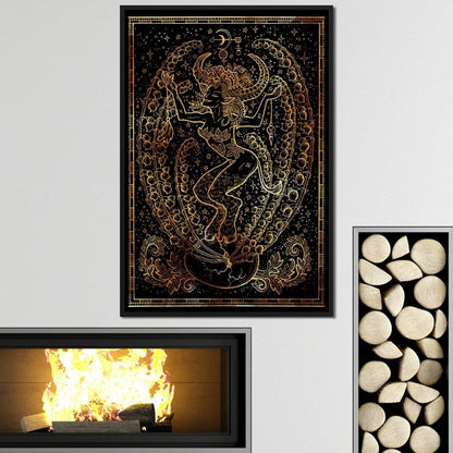 Zodiac sign Taurus Canvas Wall Art