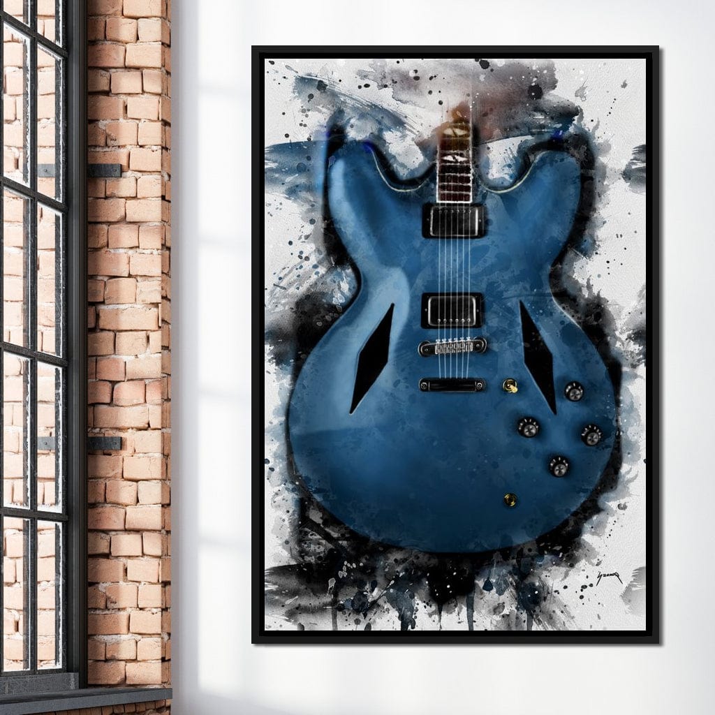 Dave Grohl's Electric Guitar Canvas Wall Art