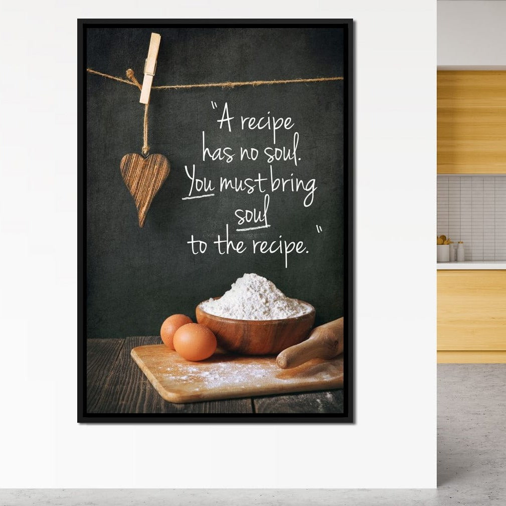 Kitchen Quote Canvas Wall Art