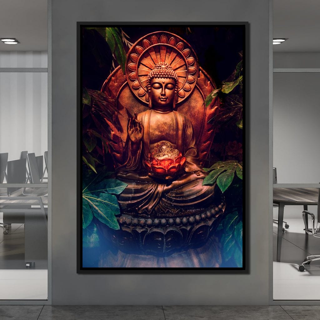 Zen Buddha Meditation Canvas Wall Art