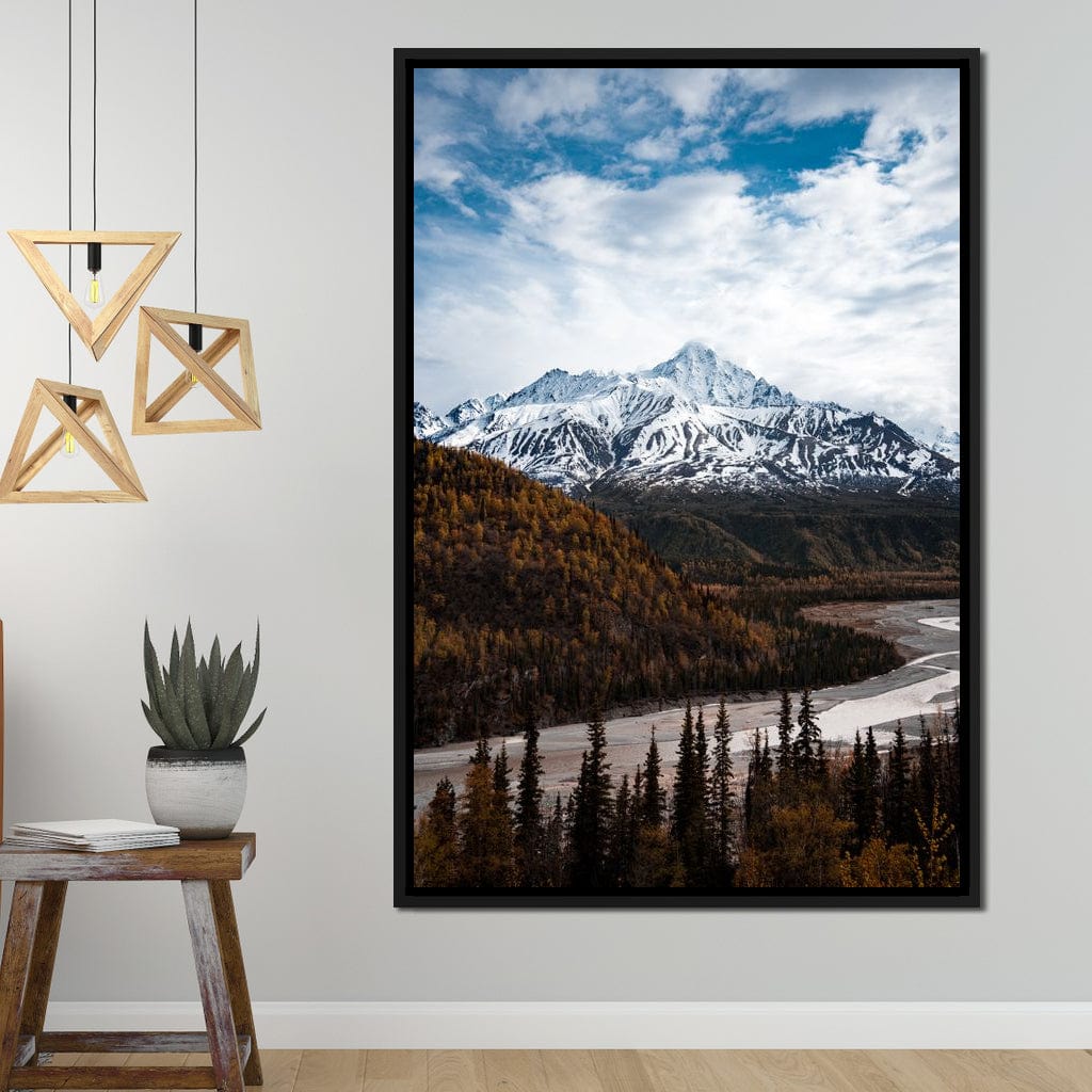 Alaskan Autumn Canvas Wall Art