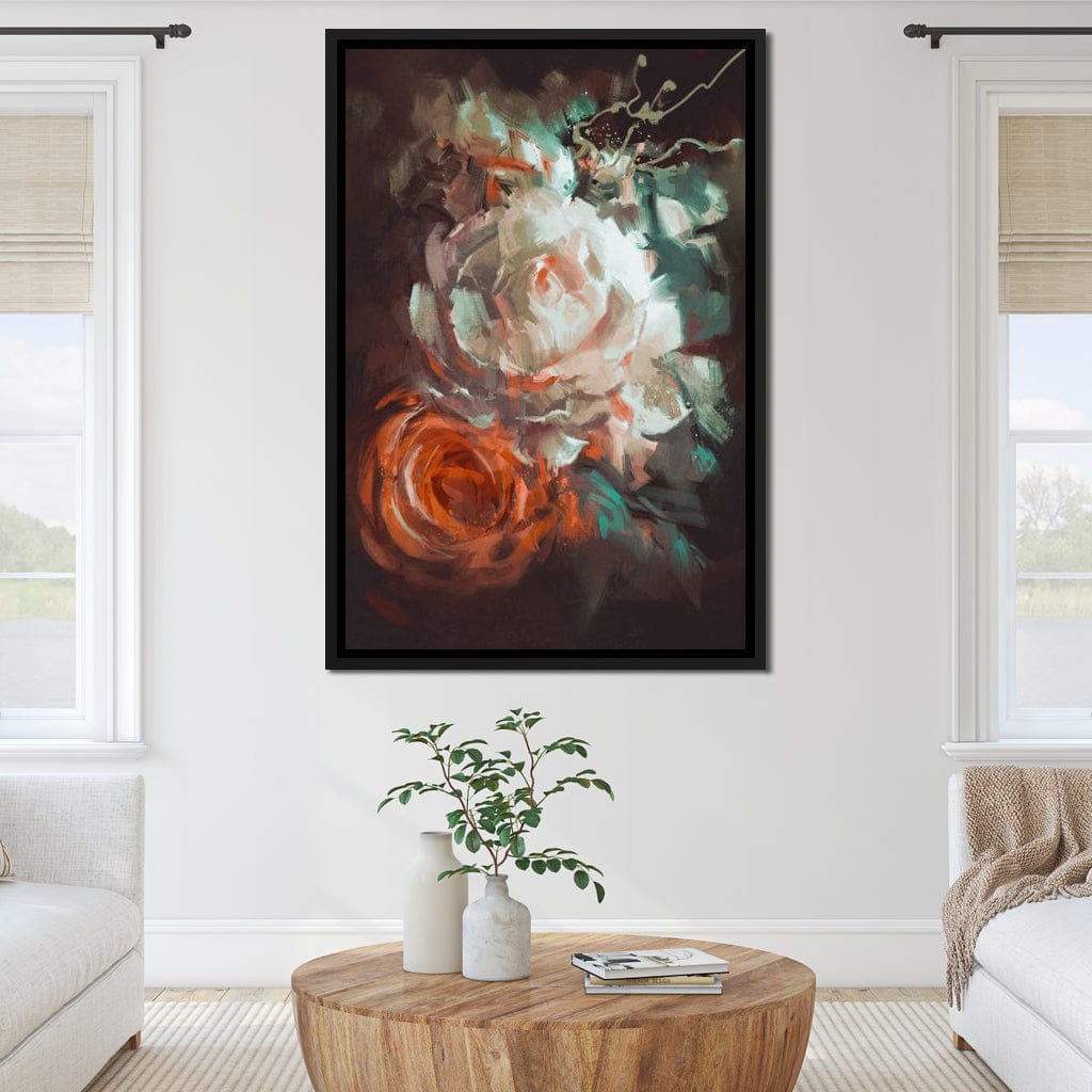 Bouquet of Roses Canvas Wall Art