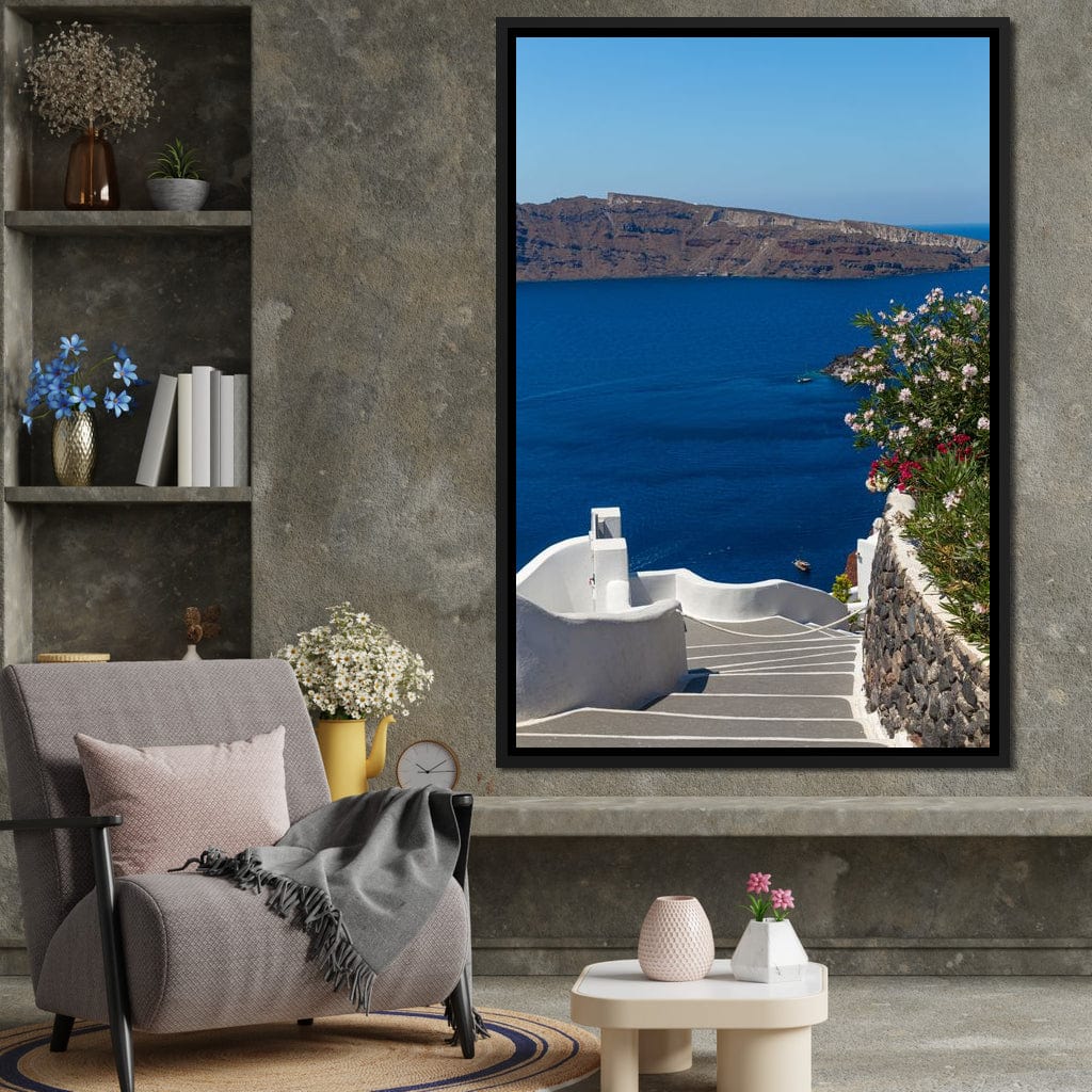 Santorini Canvas Wall Art