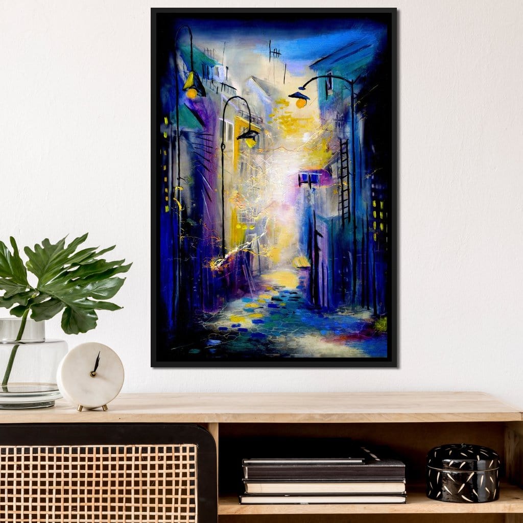 Dark Alley Canvas Wall Art