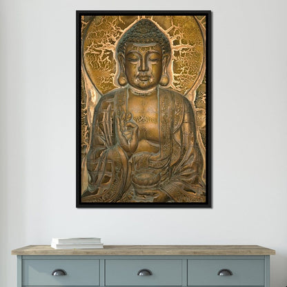 Buddhist Mural Canvas Wall Art
